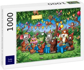 Lais Puzzle - Tierische Freunde feiern Geburtstag im Dschungel - 1.000 Teile