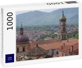Lais Puzzle - Blick auf die Kirche Annunziata und im Hintergrund die Stadt Venafro. Isernia, Molise, Italien - 1.000 Teile
