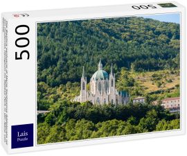 Lais Puzzle - Die Basilica santuario di Maria Santissima Addolorata ist ein modernes Heiligtum im Matese-Park in der Nähe von Isernia. - 500 Teile