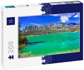 Lais Puzzle - Einzigartiger türkisfarbener See, See von Castel San Vincenzo in Molise, Italien - 200 Teile