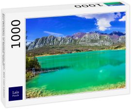 Lais Puzzle - Einzigartiger türkisfarbener See, See von Castel San Vincenzo in Molise, Italien - 1.000 Teile