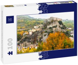Lais Puzzle - Mittelalterliches Dorf Cerro al Volturno (Burg Pandone) in Molise - 100 Teile