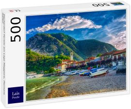 Lais Puzzle - Fischerdorf Feriolo am Lago Maggiore, Piemont, Italien - 500 Teile