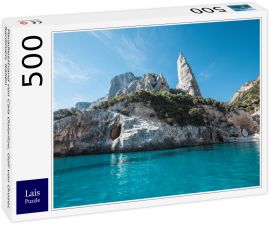 Lais Puzzle - Paradiesstrand von Cala Goloritze, Golf von Orosei, Sardinien, Italien - 500 Teile