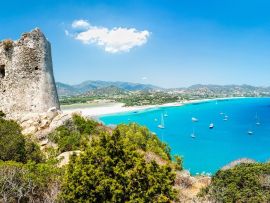 Lais Puzzle - Panoramablick auf die Bucht von Porto Giunco. Insel Sardinien. Italien. - 500 & 1.000 Teile