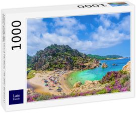 Lais Puzzle - Landschaft der Costa Paradiso mit dem Strand Li Cossi, Sardinien - 1.000 Teile