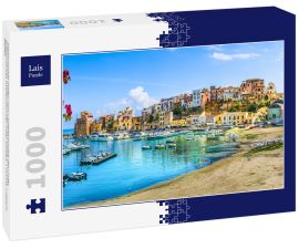 Lais Puzzle - Sizilianischer Hafen von Castellammare del Golfo, erstaunliches Küstendorf der Insel Sizilien, Provinz Trapani, Italien - 1.000 Teile