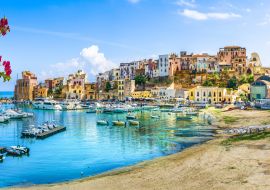 Lais Puzzle - Sizilianischer Hafen von Castellammare del Golfo, erstaunliches Küstendorf der Insel Sizilien, Provinz Trapani, Italien - 1.000 Teile