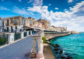 Lais Puzzle - Küste der Insel Ortigia bei der Stadt Syrakus, Sizilien, Italien - 500 Teile