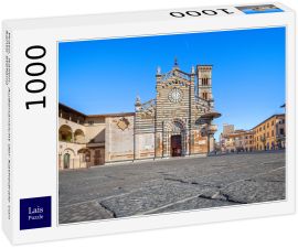 Lais Puzzle - Prato, Italien. Außenansicht der Kathedrale von Santo Stefano - 1.000 Teile