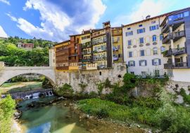 Lais Puzzle - Rovereto, Brücke und Etsch, Italien - 500 & 1.000 Teile