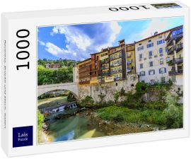Lais Puzzle - Rovereto, Brücke und Etsch, Italien - 1.000 Teile