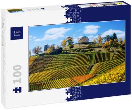 Lais Puzzle - Stuttgart Deutschland Landschaftsansicht des Mausoleums und der Weinberge von Rotenberg - 100 Teile
