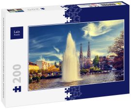 Lais Puzzle - Schöne herbstliche Stadtlandschaft von Baden-Baden, Deutschland - 200 Teile