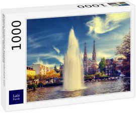 Lais Puzzle - Schöne herbstliche Stadtlandschaft von Baden-Baden, Deutschland - 1.000 Teile