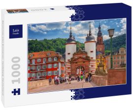 Lais Puzzle - Berühmtes altes Brückentor. Heidelberg, Deutschland - 1.000 Teile