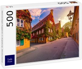 Lais Puzzle - Wohnanlage Fuggerei in Augsburg, Deutschland - 500 Teile
