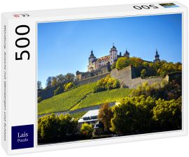 Lais Puzzle - Würzburg, Ansicht mit Weinbergen und Schloss - 500 Teile