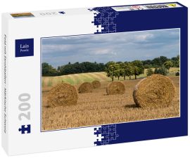 Lais Puzzle - Feld mit Strohballen - Märkische Schweiz - 200 Teile