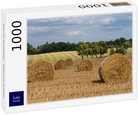 Lais Puzzle - Feld mit Strohballen - Märkische Schweiz - 1.000 Teile