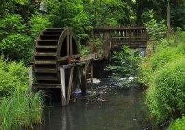Lais Puzzle - Die Bremsdorfer Mühle am Wanderweg "Schlaubetal", Bundesland Brandenburg, Deutschland - 500 & 1.000 Teile