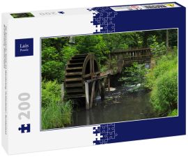 Lais Puzzle - Die Bremsdorfer Mühle am Wanderweg "Schlaubetal", Bundesland Brandenburg, Deutschland - 200 Teile