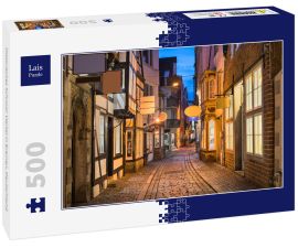Lais Puzzle - Historisches Schnoor Viertel in Bremen, Deutschland - 500 Teile