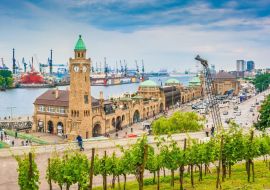 Lais Puzzle - Hamburg Landungsbrücken Panorama - 500 & 1.000 Teile