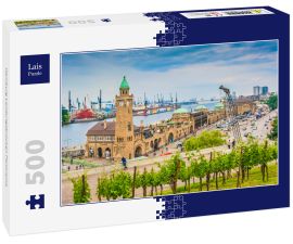 Lais Puzzle - Hamburg Landungsbrücken Panorama - 500 Teile