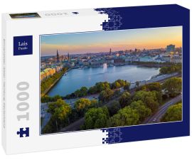 Lais Puzzle - Binnenalster, Alster - Hamburg, Deutschland - 1.000 Teile