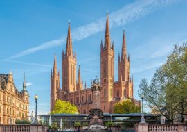 Lais Puzzle - Blick auf die Marktkirche vom Marktplatz in Wiesbaden - Deutschland - 500 & 1.000 Teile