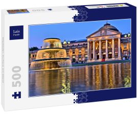 Lais Puzzle - Wiesbaden, Kurhaus, am Abend - 500 Teile