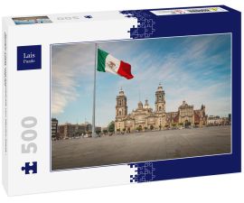 Lais Puzzle - Zocalo-Platz und Kathedrale von Mexiko-Stadt - Mexiko-Stadt, Mexiko - 500 Teile