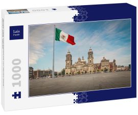 Lais Puzzle - Zocalo-Platz und Kathedrale von Mexiko-Stadt - Mexiko-Stadt, Mexiko - 1.000 Teile
