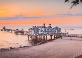 Lais Puzzle - Sellin Pier bei Sonnenaufgang, Ostsee, Deutschland - 500 & 1.000 Teile