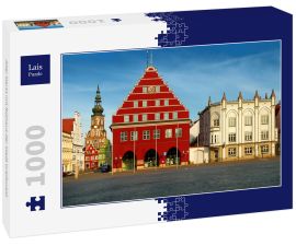 Lais Puzzle - Alter Markt mit Rathaus der Stadt Greifswald - 1.000 Teile