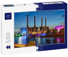 Lais Puzzle - Kraftwerk beleuchtet - 500 Teile