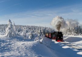 Lais Puzzle - Die Brockenbahn mit der Lok 99 7241-5 der Harzer-Schmalspurbahne - 500 & 1.000 Teile