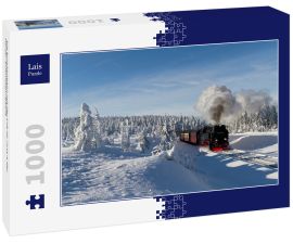Lais Puzzle - Die Brockenbahn mit der Lok 99 7241-5 der Harzer-Schmalspurbahne - 1.000 Teile