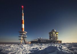 Lais Puzzle - Brocken im Harz (Berg mit Schnee - Nachtaufnahme - Winter) - 500 & 1.000 Teile