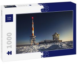 Lais Puzzle - Brocken im Harz (Berg mit Schnee - Nachtaufnahme - Winter) - 1.000 Teile