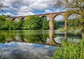 Lais Puzzle - Historische Brücke über die Ruhr bei Herdecke - 500 & 1.000 Teile