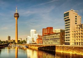 Lais Puzzle - Panorama Medienhafen Düsseldorf Rhein Fernsehturm - 500 & 1.000 Teile