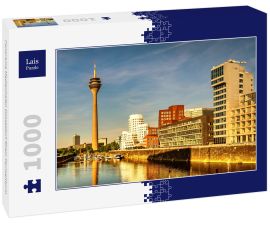 Lais Puzzle - Panorama Medienhafen Düsseldorf Rhein Fernsehturm - 1.000 Teile