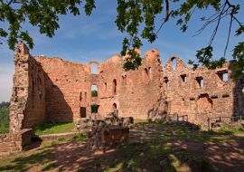 Lais Puzzle - Ruine der Burg Hohenecken in Kaiserslautern, Rheinland-Pfalz, Deutschland - 500 & 1.000 Teile