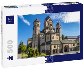 Lais Puzzle - Abtei Maria Laach, eine Benediktinerabtei am Südwestufer des Laacher Sees, Laacher See bei Andernach, Eifel, Rheinland-Pfalz Deutschland - 500 Teile