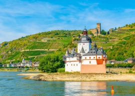 Lais Puzzle - Burg Pfalzgrafenstein, die früher als Zollkontrolle am Rhein bei Kaub, Deutschland, diente - 500 & 1.000 Teile