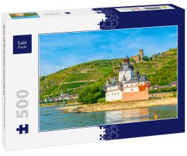 Lais Puzzle - Burg Pfalzgrafenstein, die früher als Zollkontrolle am Rhein bei Kaub, Deutschland, diente - 500 Teile