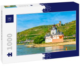 Lais Puzzle - Burg Pfalzgrafenstein, die früher als Zollkontrolle am Rhein bei Kaub, Deutschland, diente - 1.000 Teile