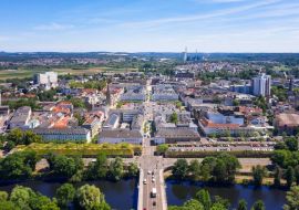 Lais Puzzle - Stadtteil Saarlouis Luftbild Saarland - 500 & 1.000 Teile